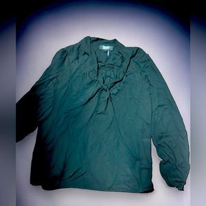 DKNY lite tie blouse